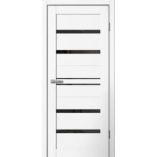 Дверь межкомнатная Сибирь Профиль Barn 1 Эмалит белый, стекло черное Дверь межкомнатная Сибирь Профиль Barn 1 Эмалит белый, стекло черное